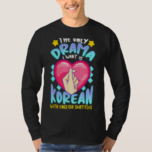 T-shirt Chemises de théâtre coréennes pour femmes Kdrama M