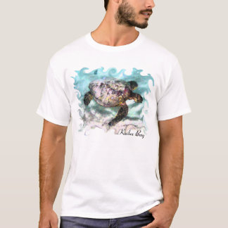 T-shirt Chemises de tortue de natation - baie de Kailua