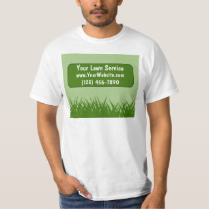 T-shirt Chemises de travail de service de pelouse