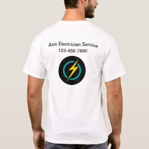 T-shirt Chemises de travail du personnel électricien