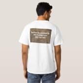 T-shirt Chemises de travaux de construction (Dos entier)
