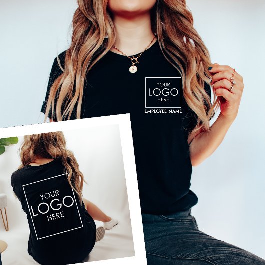 T-shirt Chemises d'entreprise avec logo Nom de l'employé p