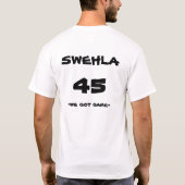 T-shirt chemises d'équipe de basket (Dos)