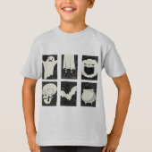 T-shirt Chemises d'Halloween (Devant)