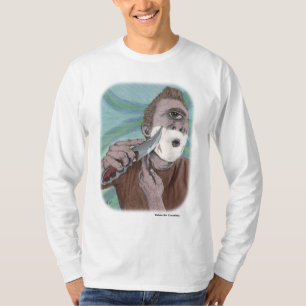 T-shirt Chemises d'Imaginaire d'art de Couteau de Grec Cyc