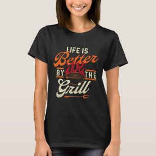 T-shirt Chemises drôles BBQ La vie est meilleure