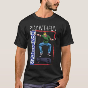 T-shirt chemises drôles de skateboard