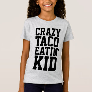 T-Shirt CHEMISES DRÔLES POUR ENFANTS MANGEURS DE TACOS DE