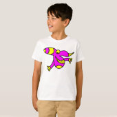 T-shirt chemises drôles pour enfants par jangocreation (Devant entier)