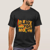 T-shirt Chemises du mois de l'histoire noire (Devant)