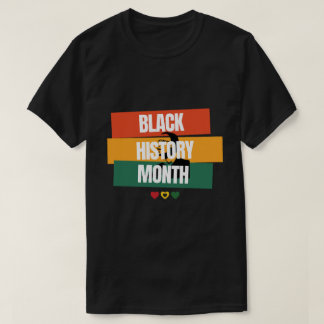 T-shirt Chemises du mois de l'histoire noire