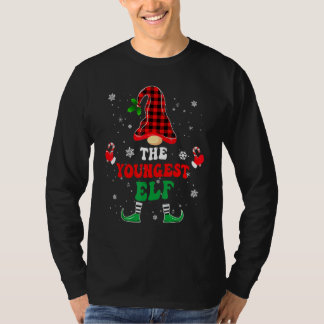 T-shirt Chemises Elf les plus jeunes Groupe de Noël assort