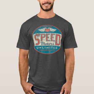 T-shirt Chemises en détresse vintage Speed Motor femmes