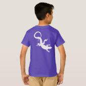 T-shirt Chemises enfant Lizard Sweatshirt Reptile Art  (Dos entier)