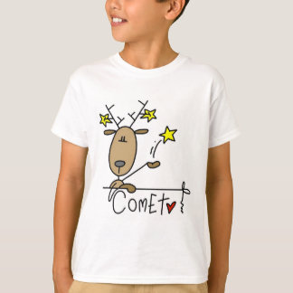 T-shirt Chemises et cadeaux Comet Reindeer