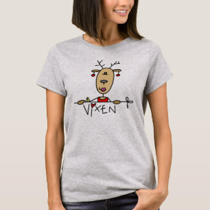 T-shirt Chemises et Cadeaux de Noël de Renne Vixen