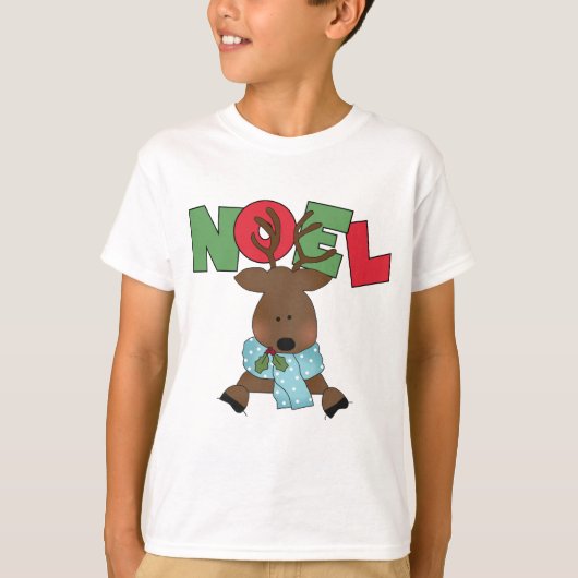 T-shirt Chemises et cadeaux Reindeer Noel (Devant)