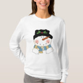 T-shirt Chemises et cadeaux Snowman souriants (Devant)