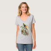 T-shirt Chemises femmes mignonnes oiseaux (Devant entier)