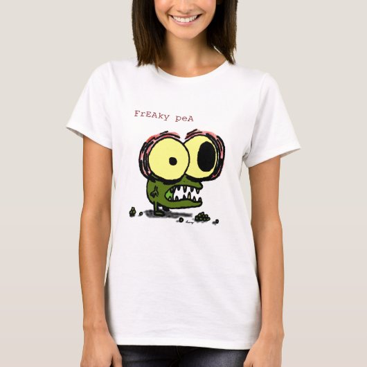 T-shirt Chemises Freaky Pea (Devant)