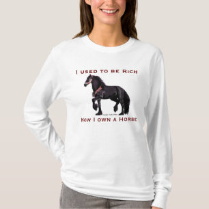 T-shirt Chemises frisonnes d'humour de cheval