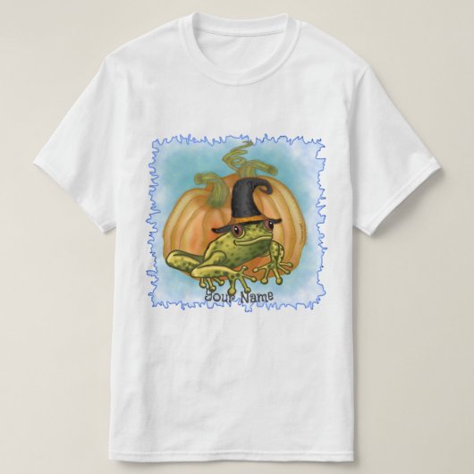 T-shirt Chemises Frog Witch (Design devant)