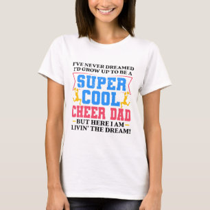 T-shirt Chemises graphiques drôles de cheerleading pour le
