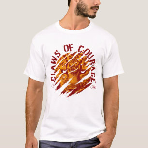 T-shirt Chemises graphiques vintage « Claws of Courage » a