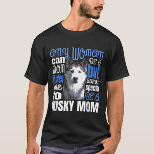 T-shirt Chemises Husky Pour Femmes Mignonne HUSKY MOM Chem