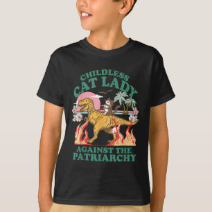 T-shirt Chemises Lady Chat Enfant Mignonnes Rétro Contre L