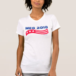 T-shirt Chemises Meg Whitman Red White et Blue Americana
