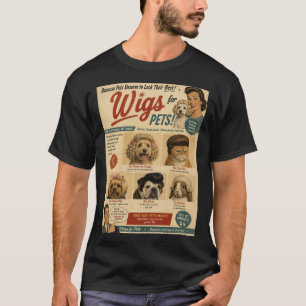 T-shirt Chemises Perruques pour Animaux de Compagnie