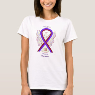 T-shirt Chemises personnalisées au ruban de sensibilisatio