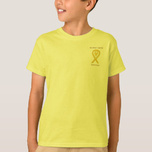 T-shirt Chemises personnalisées avec ruban de sensibilisat