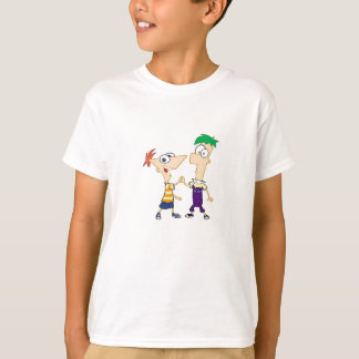 T-shirt Chemises Phineas et Ferb Cartoon pour enfants