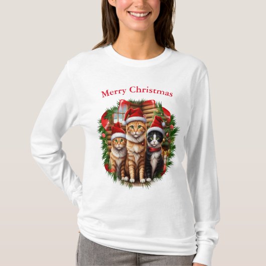 T-shirt Chemises pour chats (Devant)