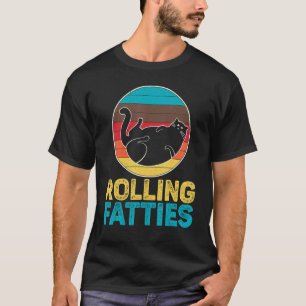 T-shirt Chemises pour chats Rolling Fatties Amoureux des c
