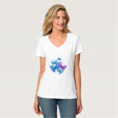 T-shirt chemises pour dames  (Devant entier)