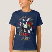 T-shirt Chemises pour enfants magiciens pour l'anniversair (Devant)