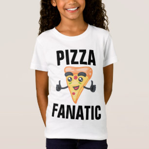T-Shirt CHEMISES POUR FILLES DRÔLES FANATIQUES DE PIZZA