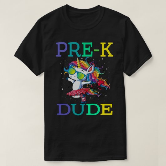 T-shirt Chemises Pré-k En Verre Solaire Préscolaire Retour (Design devant)