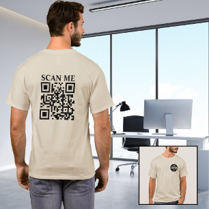 T-shirt Chemises QR personnalisées : Promouvoir votre logo