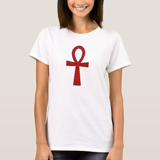 T-shirt Chemises Red Ankh (Devant)