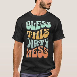 T-shirt Chemises rétro drôles de jardinier chrétien, BÉNIS