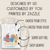 T-shirt Chemises rétro pour enseignants #vie d'enseignant