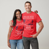 T-shirt Chemises rouges de vendredi pour le fils de (Unisexe)