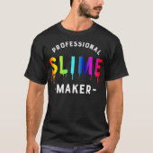 T-shirt Chemises slime pour enfants - Machine Slime profes (Devant)
