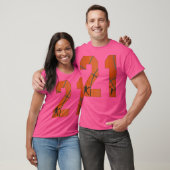 T-shirt Chemises T De Basketball Avec Numéro 21 Vingt Et U (Unisexe)