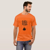 T-shirt Chemises T de conception de café (Devant entier)