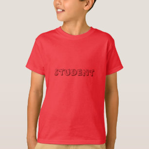 T-shirt Chemises T rouges personnalisées pour enfants T-Sh